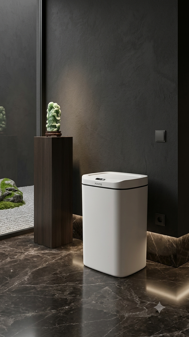 Smart Hands-Free Trash Can – 12L, motion Sensor